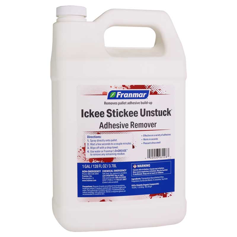 Franmar Adhesive Remover ICKEE Stickee Unstuck | Gallon
