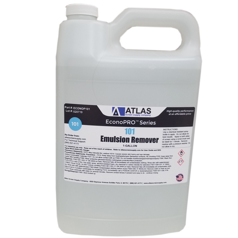 Screen Printing Emulsion Remover 1 Gallon Ready to Use 