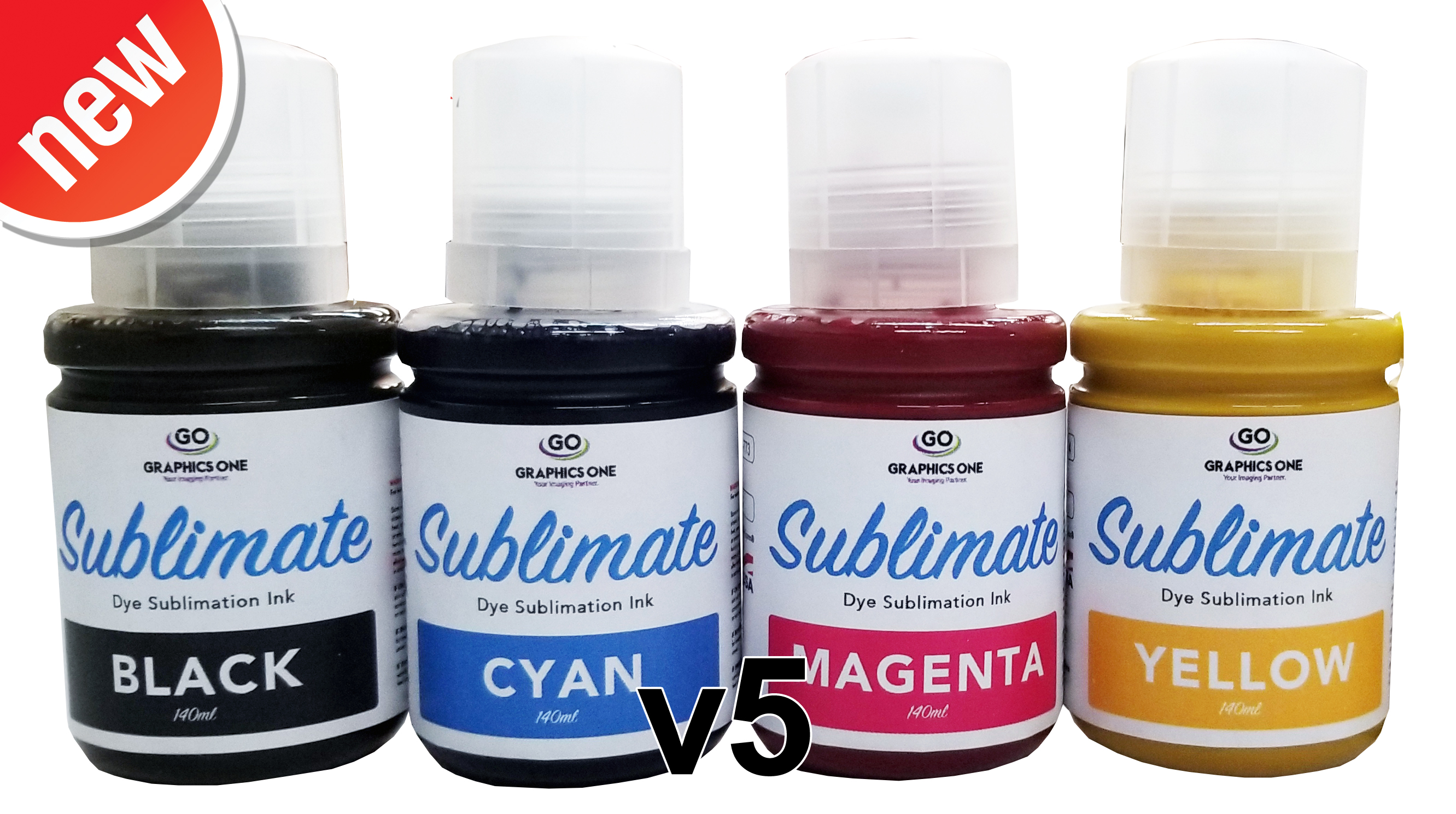 GO Sublimate Dye Sublimation Ink 140mL - New Version