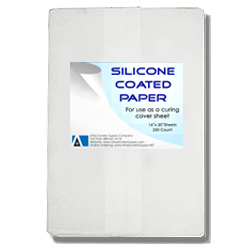 8.5"x11" SILICONE PARCHMENT PAPER FOR HEAT TRANSFER APPLICATIONS 250 SHEETS 