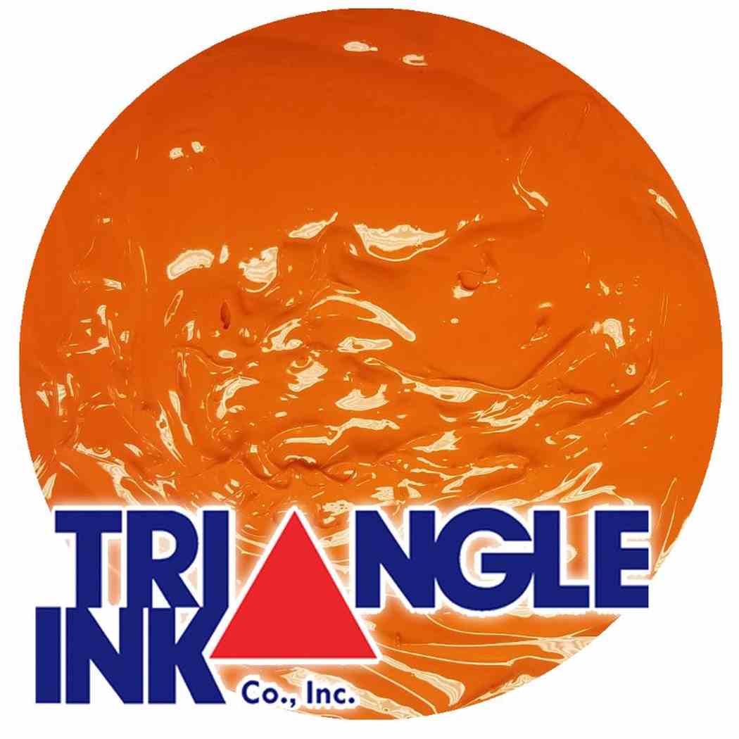 Triangle Ink 1118 Dolphin Orange Plastisol Screen Printing Ink