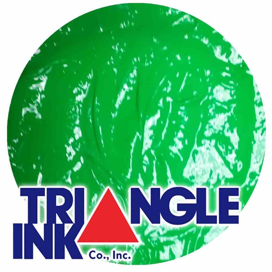 Triangle Ink 1143 Opaque Bright Green Plastisol Screen Printing Ink