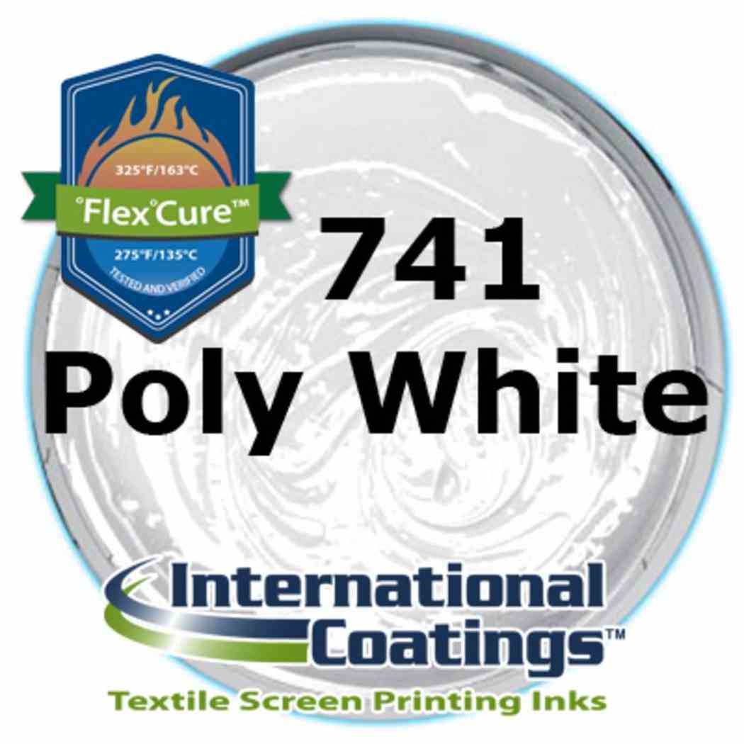 International Coatings 741 Poly White FlexCure Plastisol Ink