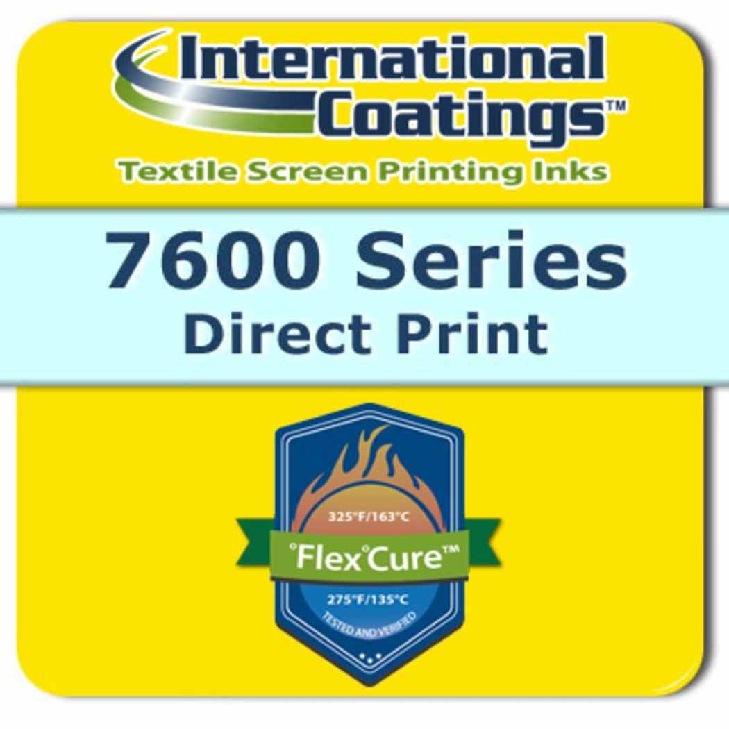 International Coatings 7627 Golden Yellow 7600 Series Direct Print Screen Printing Ink
