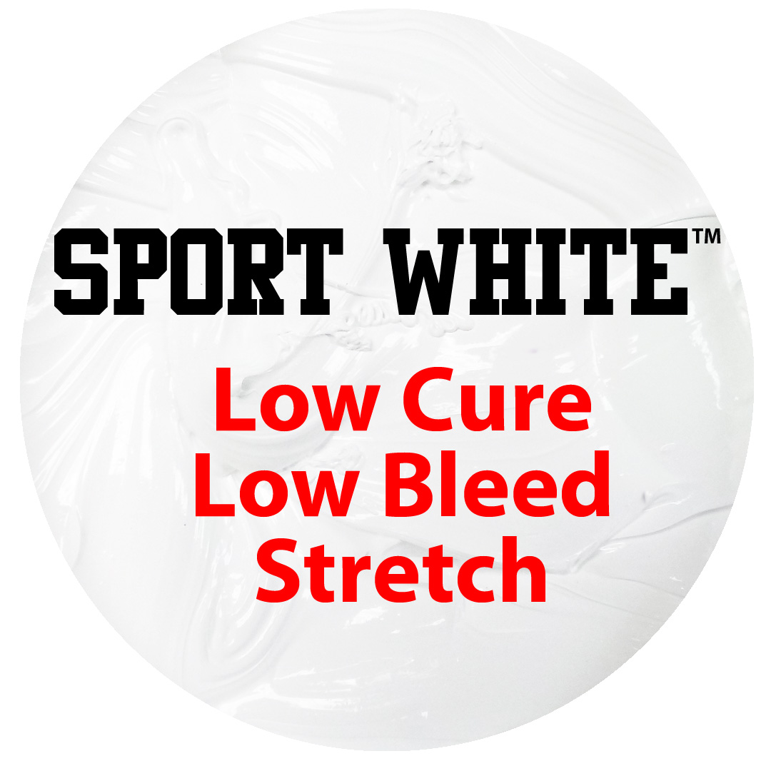 Sportee Ink Low Cure Low Bleed SPORT White™ Ink