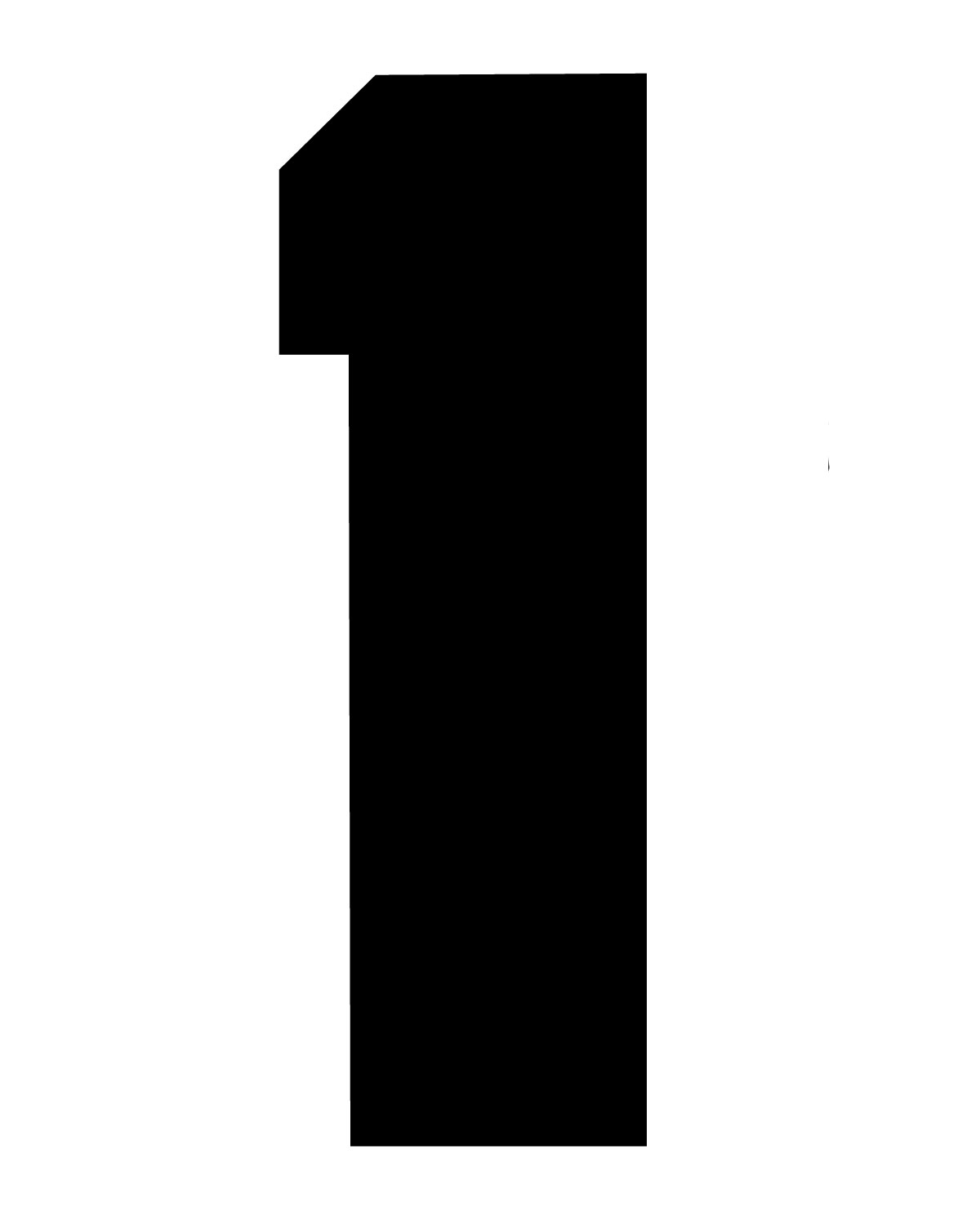 NumberStencils.Net - 4 Inch Standard Athletic Number Stencils (100