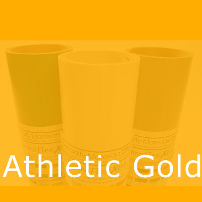 Athletic Gold ThermoFlex Plus HTV Heat Transfer Vinyl, Matte Finish, 5yd Roll