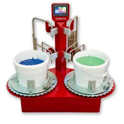 Anatol Formulator Double Ink Mixer — dual container industrial screen printing ink mixer