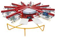 Anatol Volt M Automatic Press Anatol VOLT M, automatic screen printing press, mid-size all-electric press, 16x18 print area, servo motion, professional automatic screen press