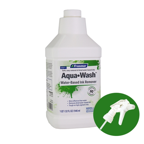 Aqua Wash (Water Based Ink Remover) Quart