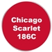 Chicago Scarlet 186C Ink Low Cure