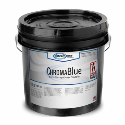 Chromaline ChromaBlue pure photopolymer screen printing emulsion gallon