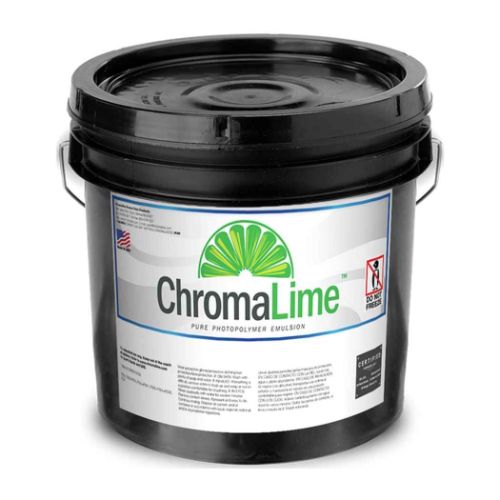 ChromaLime pure photopolymer screen printing emulsion gallon