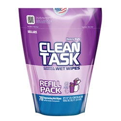 Clean Task Refill Wet Wipes