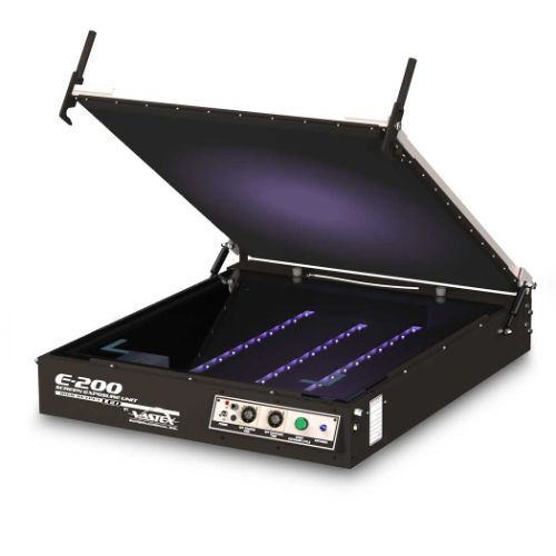Vastex E-200 2331 LED Exposure Unit for screen printing with vacuum lid and LED light bars