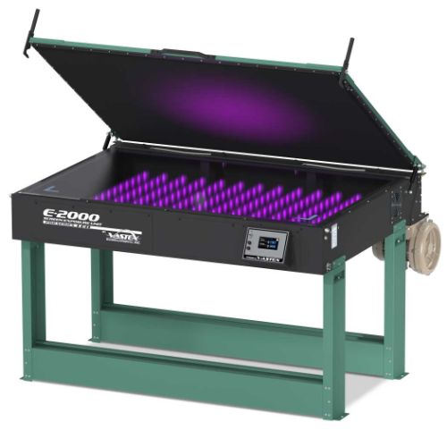 Vastex E-2000 5236 LED Exposure Unit for screen printing with LCD touchscreen and vacuum lid