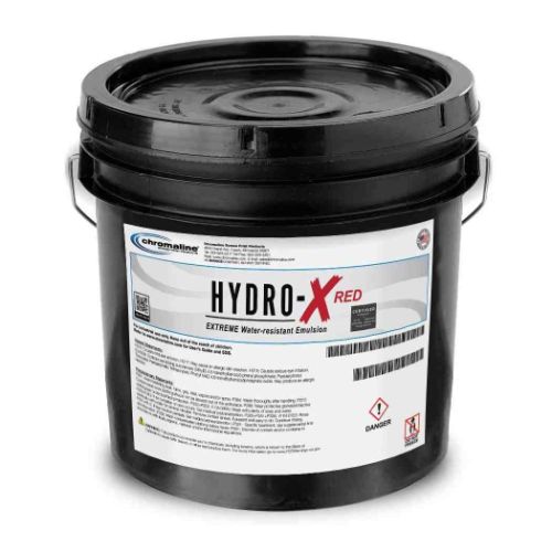 Hydro-X Red Water-resistant photopolymer screen printing Emulsion Gallon