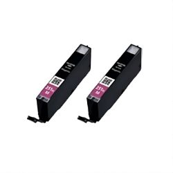 InstaInk Magenta Cartridge 2-Pack for Canon Pixma iX6820 – UV blocking ink