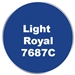 Light Royal 7687C Ink Low Cure