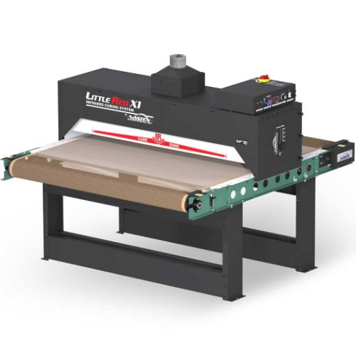 Vastex LittleRed X1-54 Conveyor Dryer – 54-inch infrared screen printing dryer with 48-inch heater