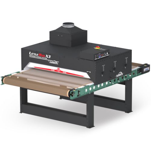High-capacity Vastex LittleRed X3D 54 conveyor dryer with triple heaters