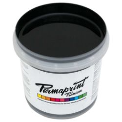 Permaprint Premium Aquatone Black water-based screen printing ink