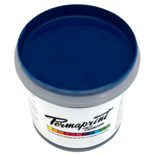 Permaprint Premium Aquatone Blue water-based screen printing ink
