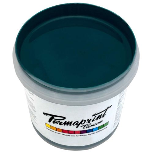 Permaprint Premium Aquatone Green water-based screen printing ink