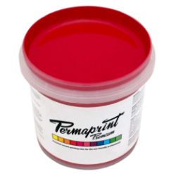 Permaprint Premium Aquatone Red B/S Carmine water-based screen printing ink
