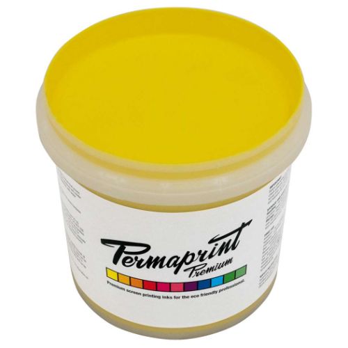 Permaprint Premium Aquatone Yellow G/S Primrose water-based screen printing ink