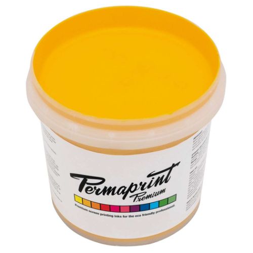 Permatone Yellow R/S water-based textile screen printing ink