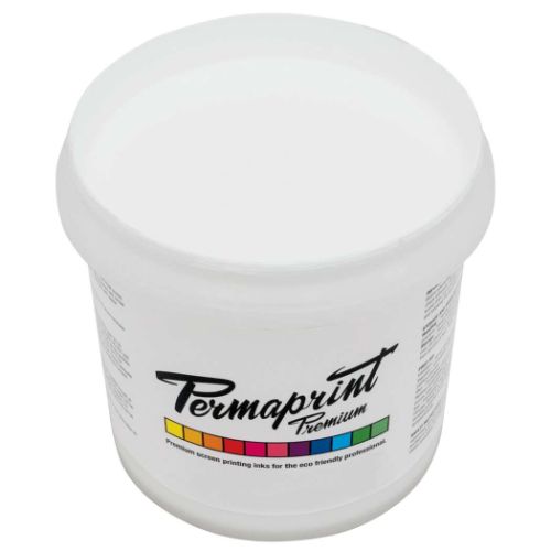 Permaprint Premium Opaque White water-based screen printing ink