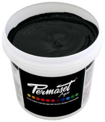 Permaset Aqua Supercover Black Ink Liter