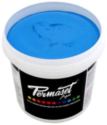 Permaset Aqua Supercover Glow Blue Ink Liter