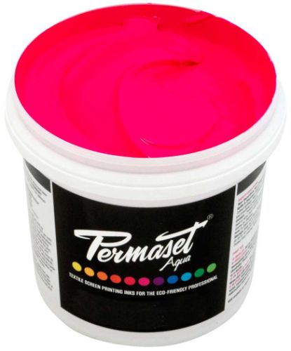 Permaset Aqua Supercover Glow Pink Ink Liter