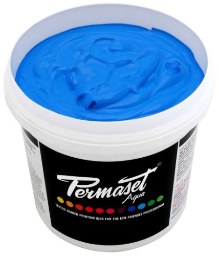 Permaset Aqua Supercover Light Blue Ink Liter