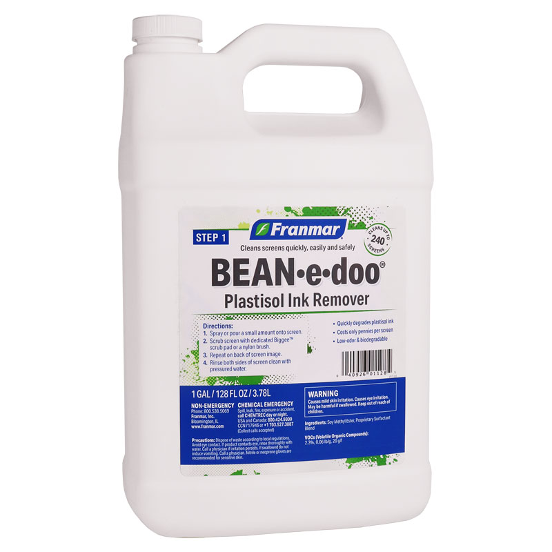 Bean-E-Doo Plastisol Ink Remover (1-Gallon)