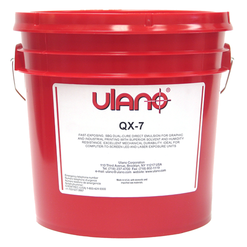 Ulano QX-7 Emulsion Gallon - Red Bucket