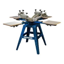 Ranar P-4400 4-Color 4-Station Manual Screen Printing Press