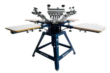Ranar Vista Series V-4400 4 Color 4 Station Screen Printing Press