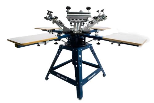 Ranar Vista Series V-4400 4 Color 4 Station Screen Printing Press