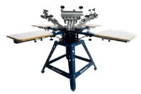 Ranar Vista Series V-4400 4 Color 4 Station Screen Printing Press