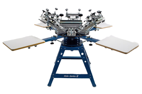 Ranar Vista Series V-6400 6 Color 4 Station Screen Printing Press