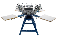 Ranar Vista Series V-6400 6 Color 4 Station Screen Printing Press