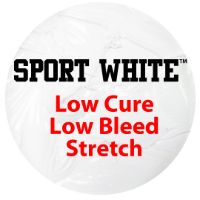Low Cure Low Bleed Stretch Sport White Ink