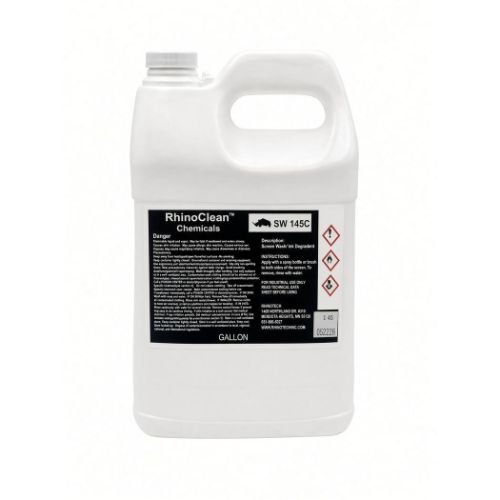 RhinoClean SW 145C Screen Wash Ink Degradant Gallon