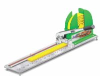 Squeegee Rubber EZ Cutter tool holding roll of squeegee rubber for precision cutting