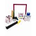 Screen Printing Supply Package #1 with frame, squeegee, plastisol inks, Orange Works Emulsion and screen printing supplies