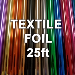 Textile Foil 12.5" x 25 screen printing, foil, textile