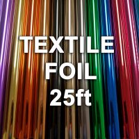 Textile Foil 12.5" x 25' screen printing, foil, textile